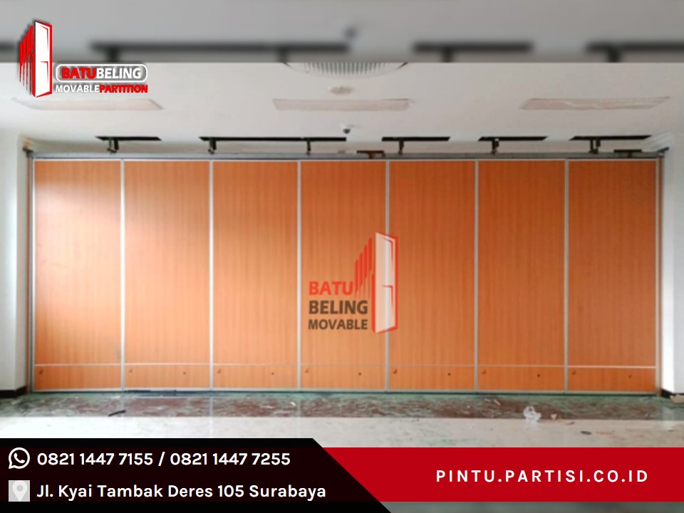 pasang jual pintu lipat partisi lipat full peredam murah 22