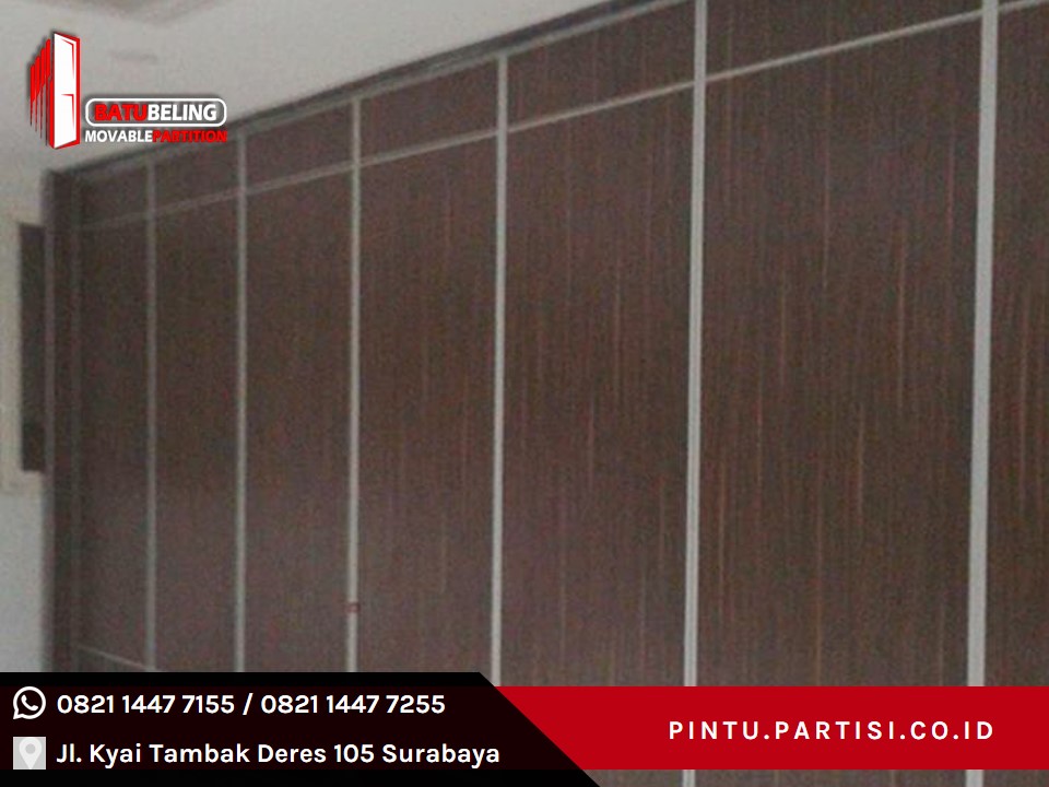 pasang jual pintu lipat partisi lipat semi peredam murah 33