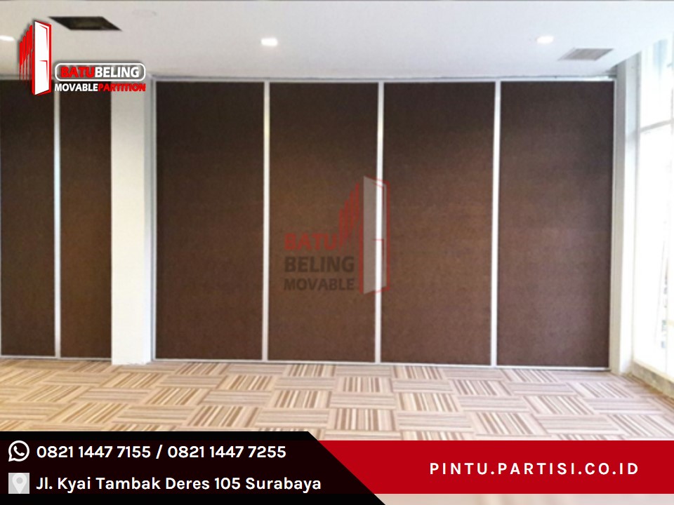 pasang jual pintu lipat partisi standar murah 33